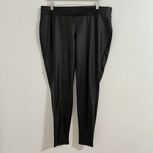Torrid Faux Leather Legging Pants Pull On Skinny Womens 2 2X Pleather Stretch
